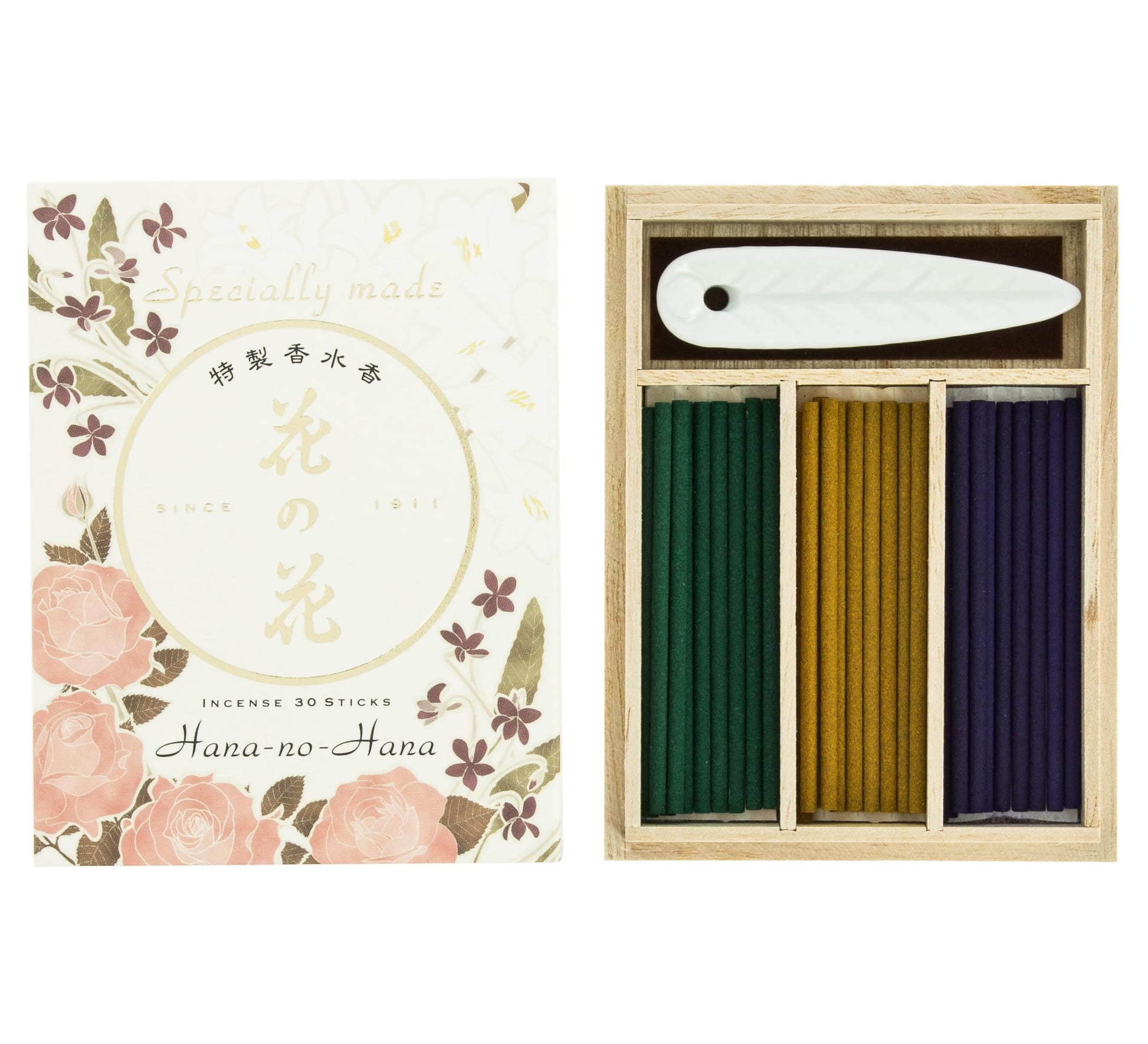 【まとめ買い】特製　花の花　３種入　スティック３０本入 容量30本×10点セット 日本香堂 お香