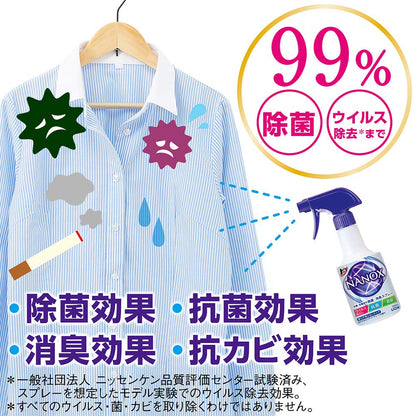【まとめ買い】トップ　ＮＡＮＯＸ　衣類・布製品の除菌・消臭スプレー　本体 容量350ML×12点セット ライオン スプレー