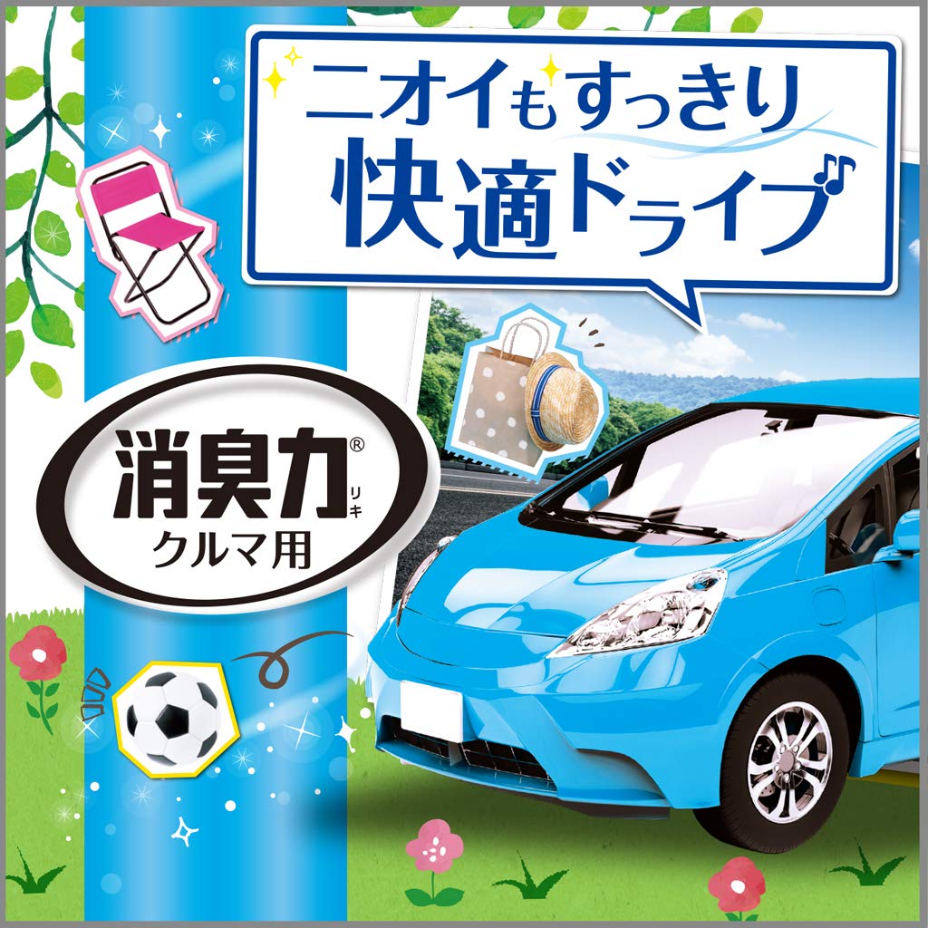 【まとめ買い】クルマの消臭力 クリップタイプ 4個セット タバコ用スカイミント 容量12mL×22点セット エステー 芳香剤・車用