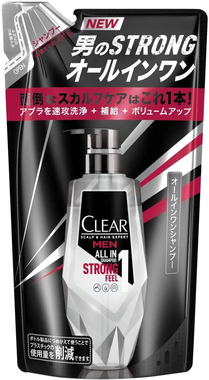 【まとめ買い】クリアフォーメン オールインワンシャンプー 詰替え用 容量280G×18点セット ユニリーバ シャンプー