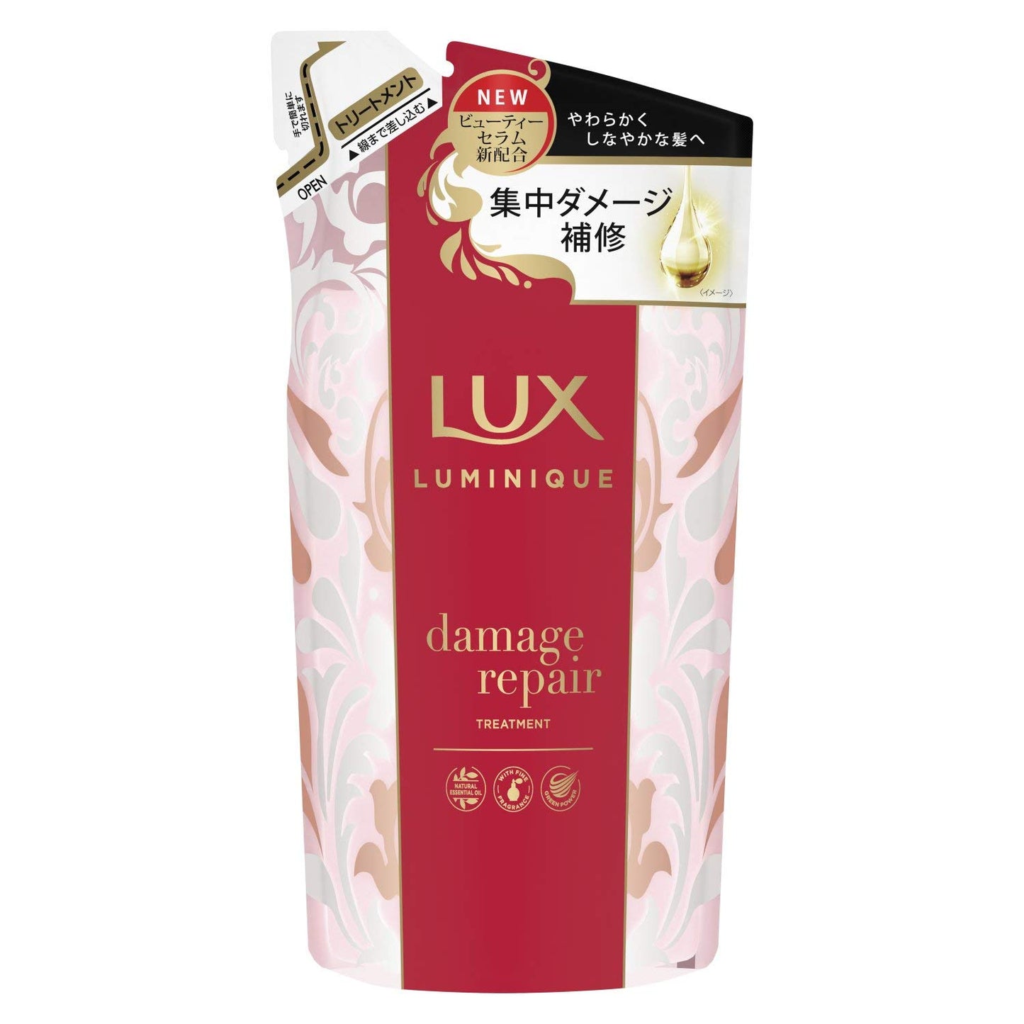 【まとめ買い】ラックス ルミニーク ダメージリペア トリートメント 詰替え用 容量350G×18点セットユニリーバ ヘアトリートメント