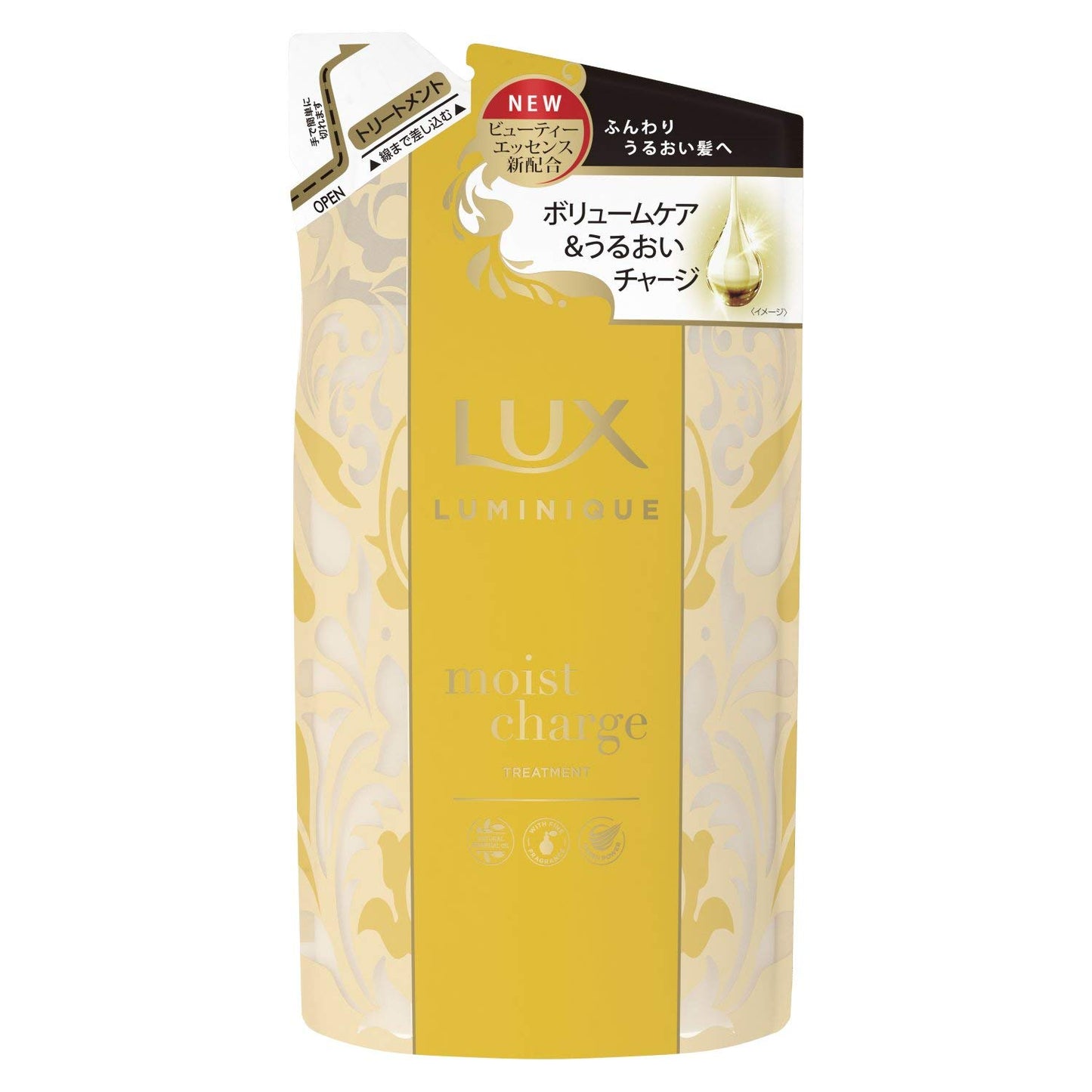 【まとめ買い】ラックス ルミニーク モイストチャージ トリートメント 詰替え用 容量350G×18点セットユニリーバ ヘアトリートメント