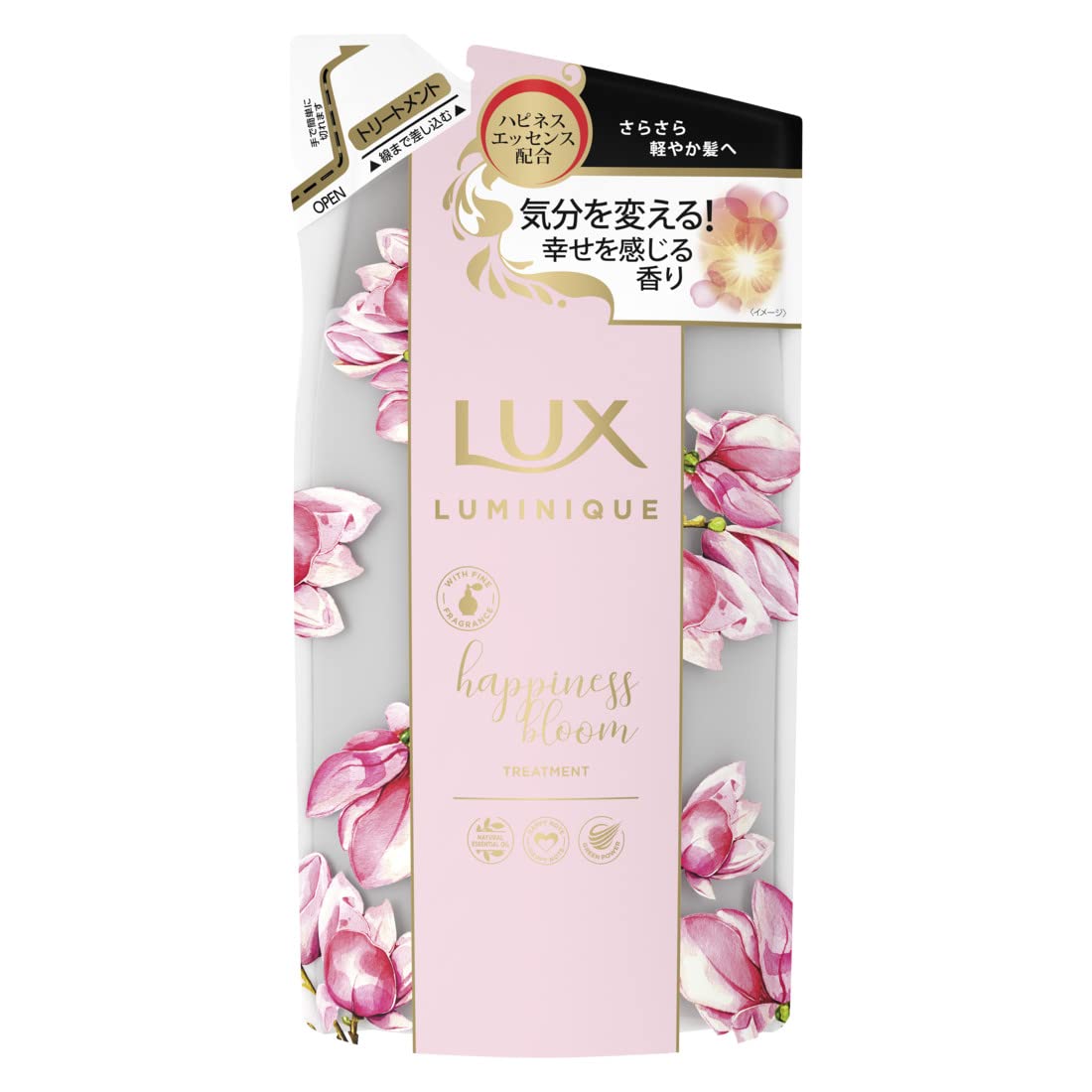 【まとめ買い】ラックス ルミニーク ハピネスブルーム トリートメント 詰替え用 容量350G×18点セットユニリーバ ヘアトリートメント