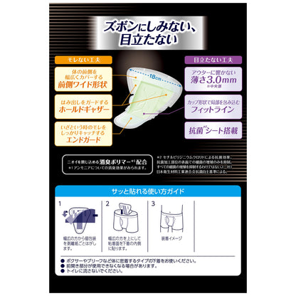 【まとめ買い】ライフリー さわやかパッド男性用快適の中量用 20枚 容量20枚×24点セットユニ・チャーム（ユニチャーム） 生理用品