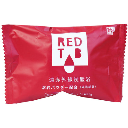 【まとめ買い】遠赤外線炭酸浴REDTAB 50g×6錠 容量6個×24点セット ヘルス 入浴剤