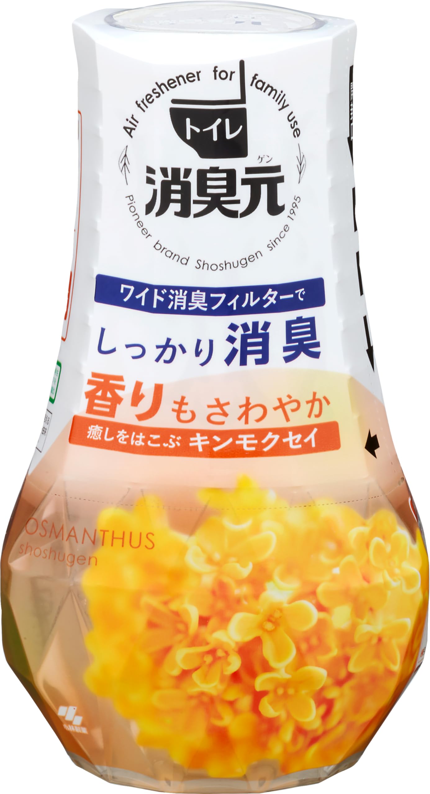 【まとめ買い】トイレの消臭元 癒やしをはこぶキンモクセイ 400ml 容量400mL×16点セット 小林製薬 芳香剤・トイレ用