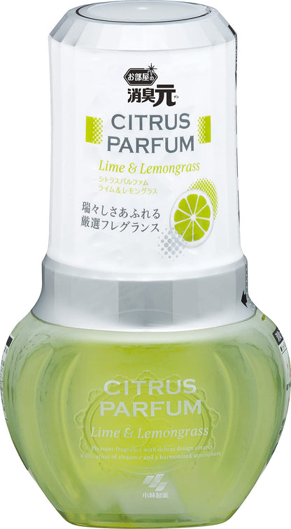 【まとめ買い】お部屋の消臭元 シトラスパルファムライム＆レモングラス 容量400mL×16点セット 小林製薬 芳香剤・部屋用
