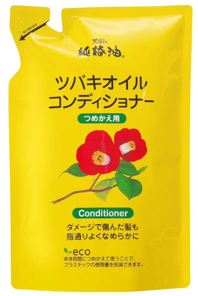 【まとめ買い】ツバキオイル コンディショナー つめかえ 容量380mL×16点セット 黒ばら本舗 コンディショナー・リンス