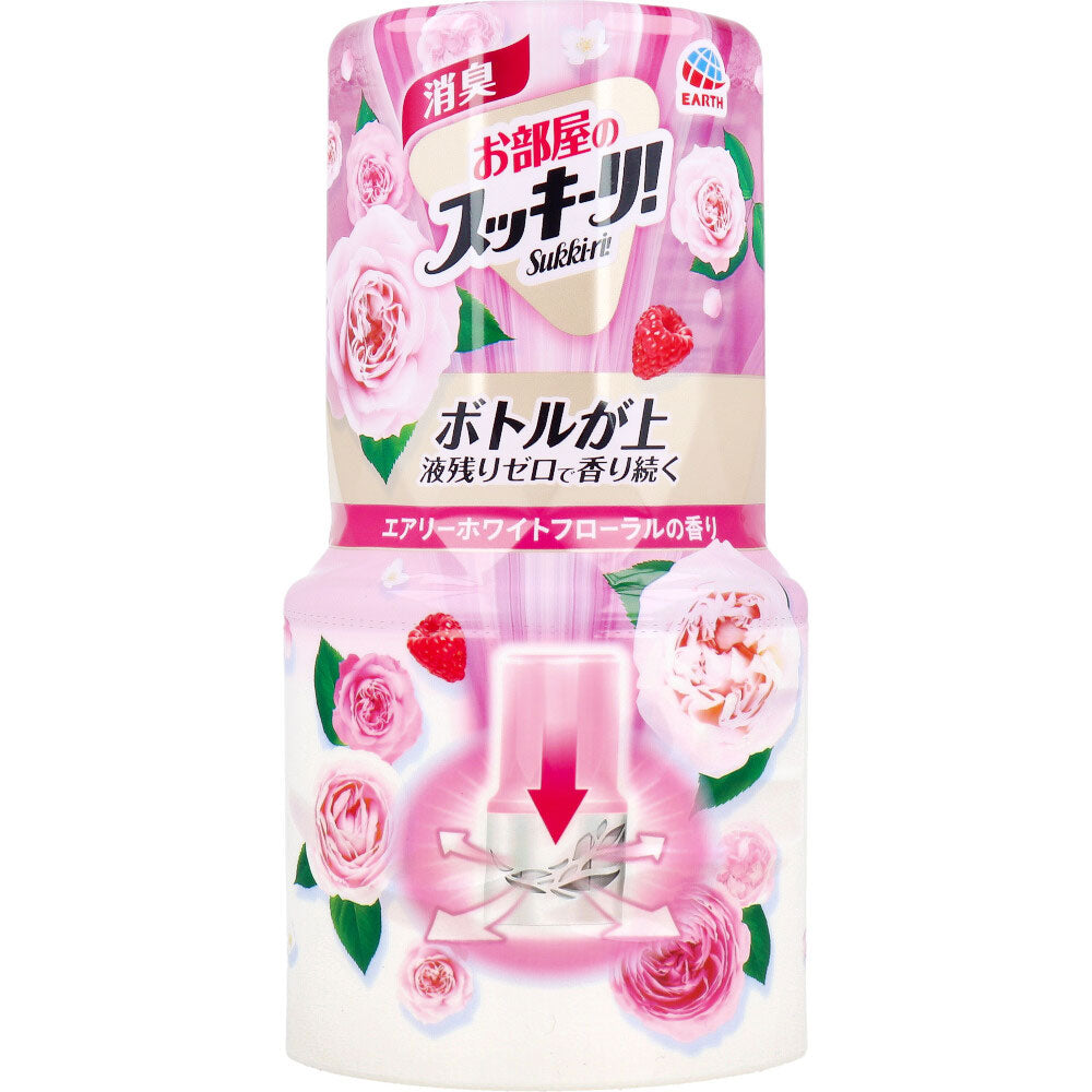【まとめ買い】お部屋のスッキーリ！Sukki－ri！ エアリーホワイトフローラルの香り 容量400ML×16点セット 芳香剤・部屋用