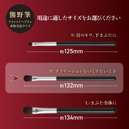 【まとめ買い】cosmeup 熊野筆 アイシャドーブラシ M 容量1本×12点セット 貝印 メイク