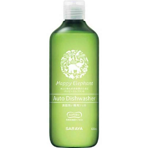 【まとめ買い】ハッピーエレファント 食器洗い機用ジェル 420ml 容量420ML×20点セット サラヤ 自動食器洗い洗剤