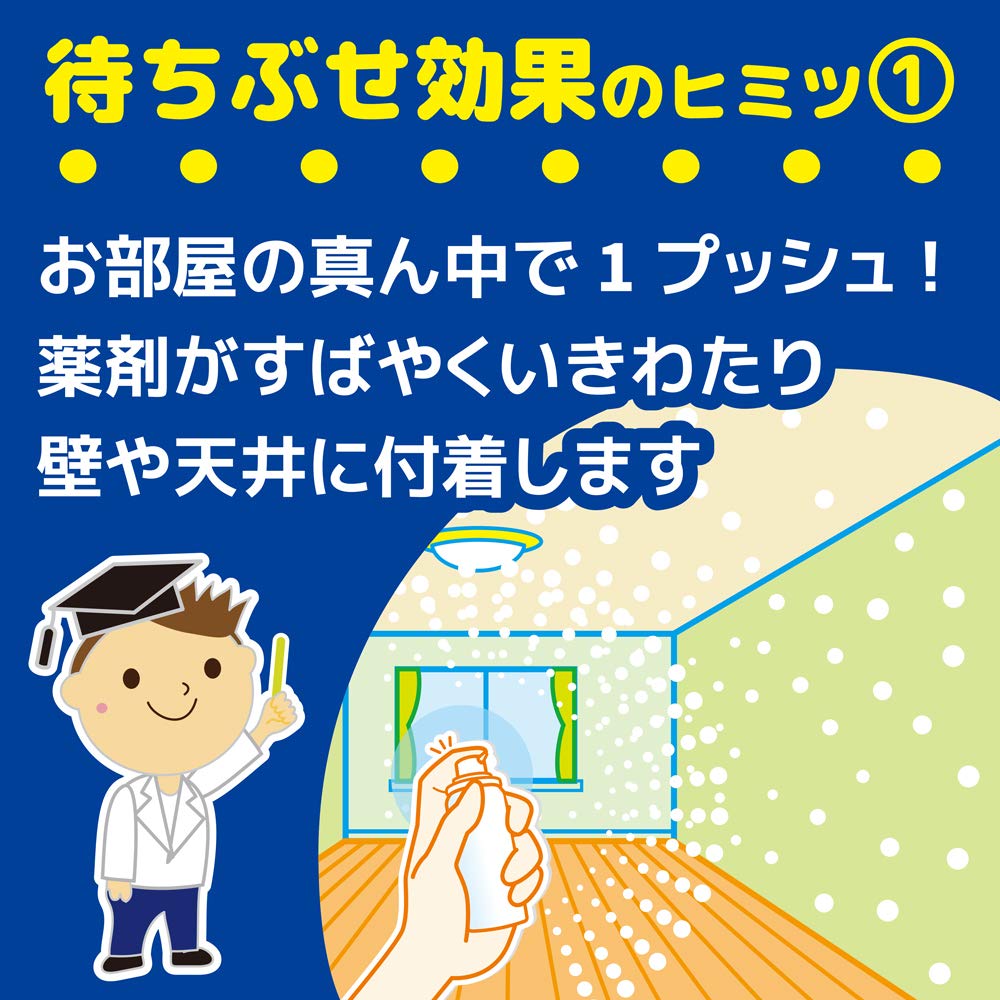 【まとめ買い】蚊がいなくなるスプレー 小空間用 60プッシュ 無香料 容量15ML×24点セット 大日本除虫菊（金鳥） 殺虫剤・ハエ・蚊