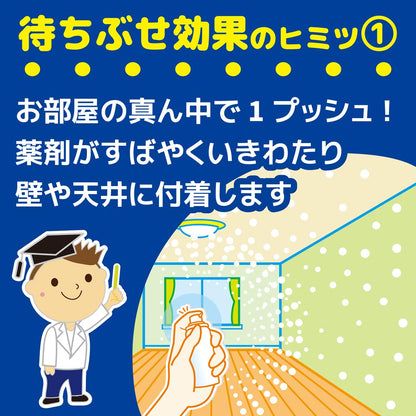 【まとめ買い】蚊がいなくなるスプレー 小空間用 60プッシュ 無香料 容量15ML×24点セット 大日本除虫菊（金鳥） 殺虫剤・ハエ・蚊