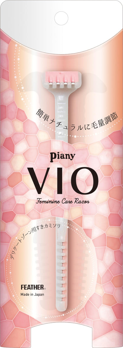【まとめ買い】ピアニィ VIO（ヴィオ） デリケートゾーン用 容量1本×6点セット フェザー安全剃刃 女性用カミソリ