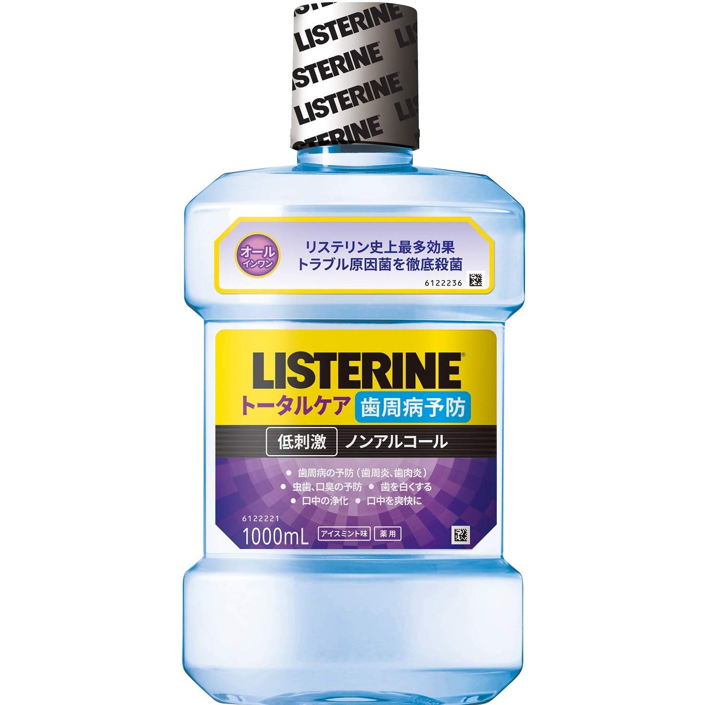 【まとめ買い】薬用リステリントータルケア歯周クリア1000ml 容量1000ML×6点セット ジョンソン＆ジョンソン マウスウォッシュ