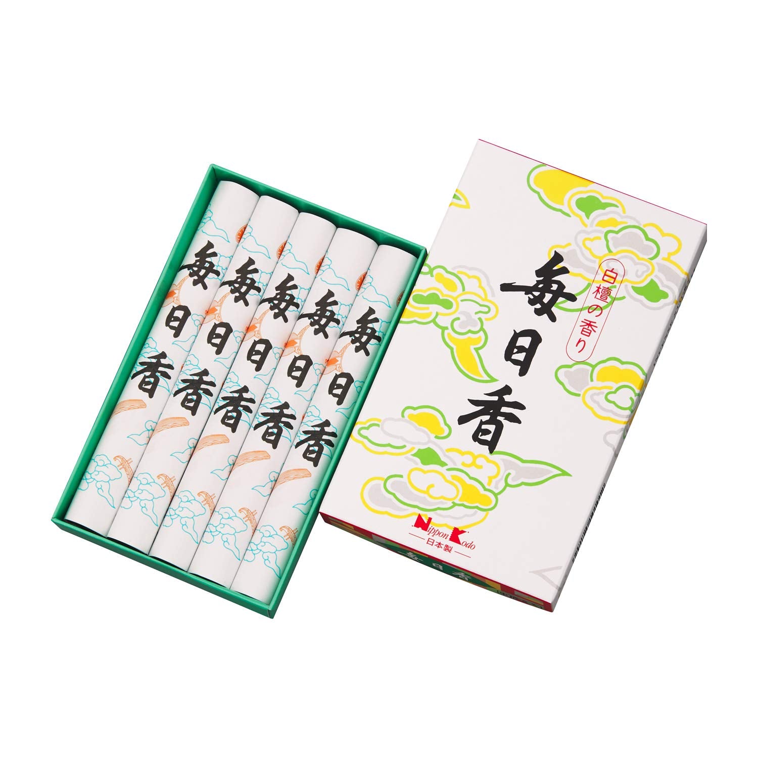 【まとめ買い】毎日香短中把5入 容量5本×5点セット 日本香堂 お線香