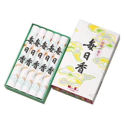 【まとめ買い】毎日香短中把10入 容量10本×5点セット 日本香堂 お線香