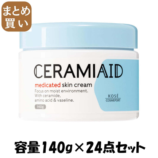 【まとめ買い】セラミエイド 薬用スキンクリーム 容量140G×24点セット コーセーコスメポート ボディクリーム・ローション