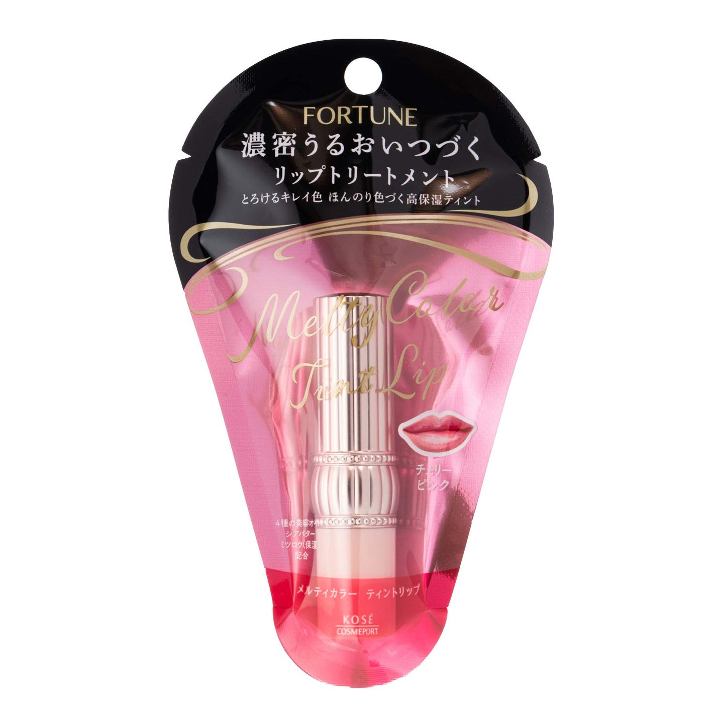 【まとめ買い】フォーチュン メルティカラー ティントリップ （チェリーピンク）容量4G×6点セットリップクリーム