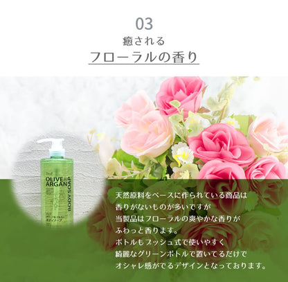 【まとめ買い】ディブ オリーブ＆アルガン ボディソープ 詰替 1000ml 容量1000ML×10点セット 熊野油脂 ボディソープ