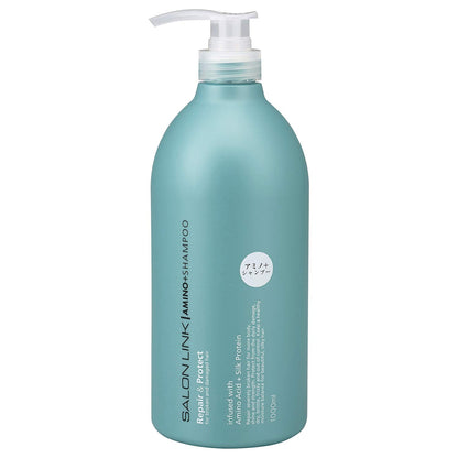 【まとめ買い】サロンリンク アミノ シャンプー 1000ml 容量1000ML×10点セット 熊野油脂 シャンプー