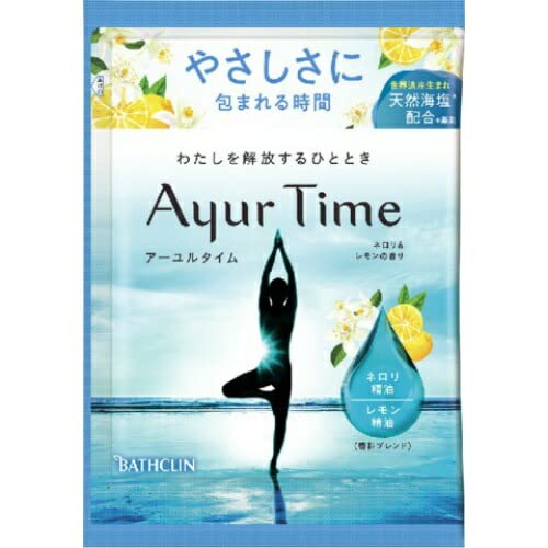 【まとめ買い】アーユルタイム ネロリ＆レモンの香り 40g 容量40G×6点セット バスクリン 入浴剤