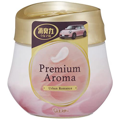【まとめ買い】クルマの消臭力 Premium Aroma ゲルタイプ アーバンロマンス 容量90G×20点セット エステー