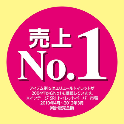 【まとめ買い】エリエールトイレットティシュー18ロール（シングル） 容量18R×4点セット 大王製紙 トイレットペーパー