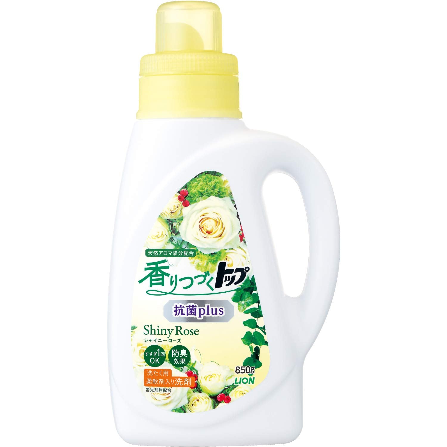 【まとめ買い】香りつづくトップ 抗菌plus ShinyRose 本体 850g 容量850G×9点セット ライオン 衣料用洗剤