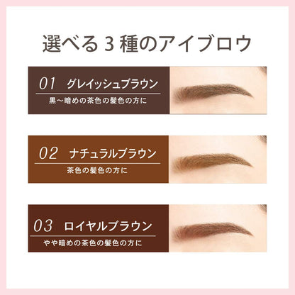 【まとめ買い】サナ ニューボーン チップパウダーアイブロウEX 03 容量1ｺ×3点セット 常盤薬品 メイク