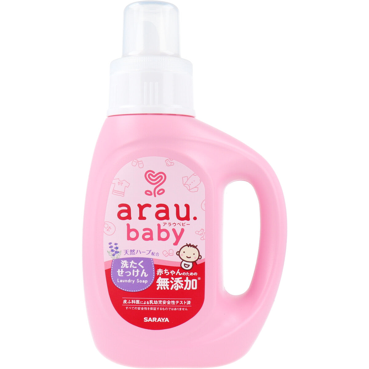 【まとめ買い】アラウベビー 洗たくせっけん800ML 容量800ML×8点セット サラヤ 衣料用洗剤・自然派
