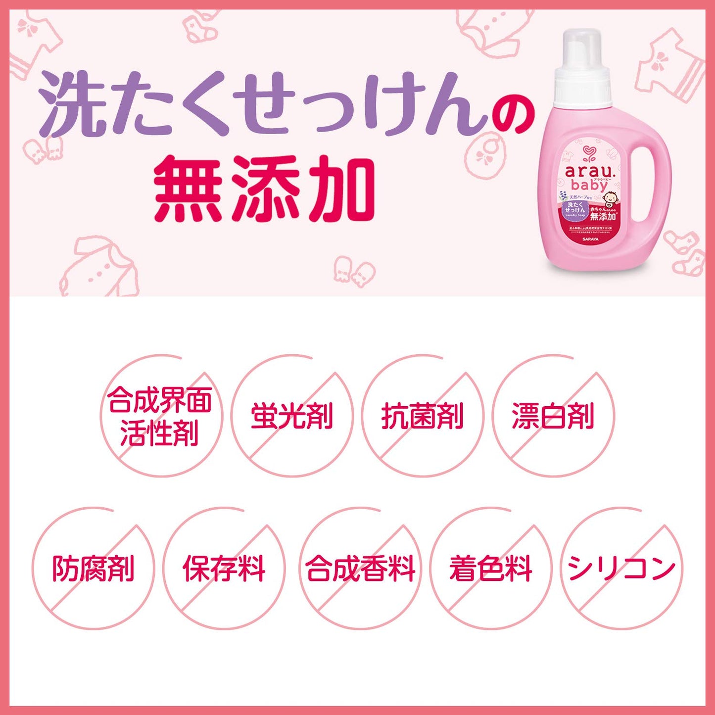 【まとめ買い】アラウベビー 洗たくせっけん詰替720ML 容量720ML×12点セット サラヤ 衣料用洗剤・自然派