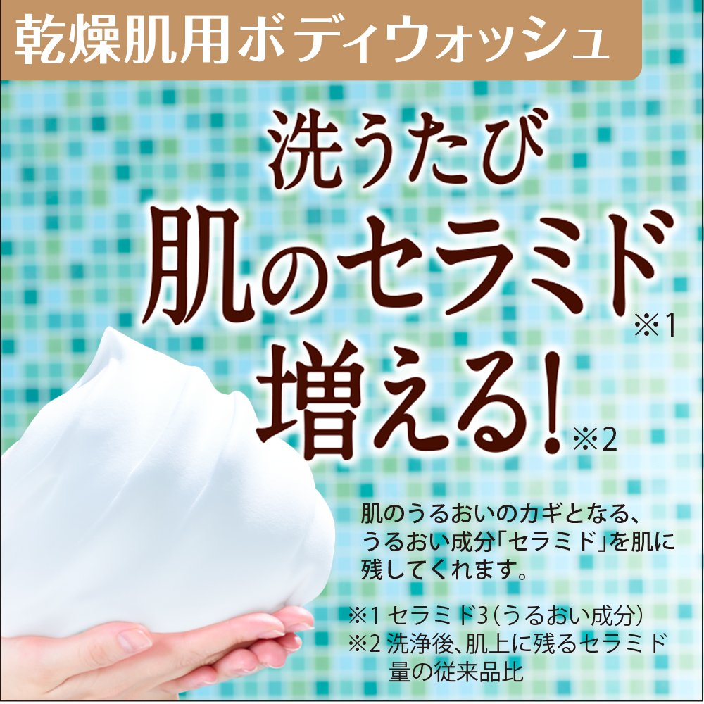 【まとめ買い】ケアセラ 泡の高保湿ボディウォッシュ 450mL 容量450ML×15点セット ロート製薬 ボディソープ