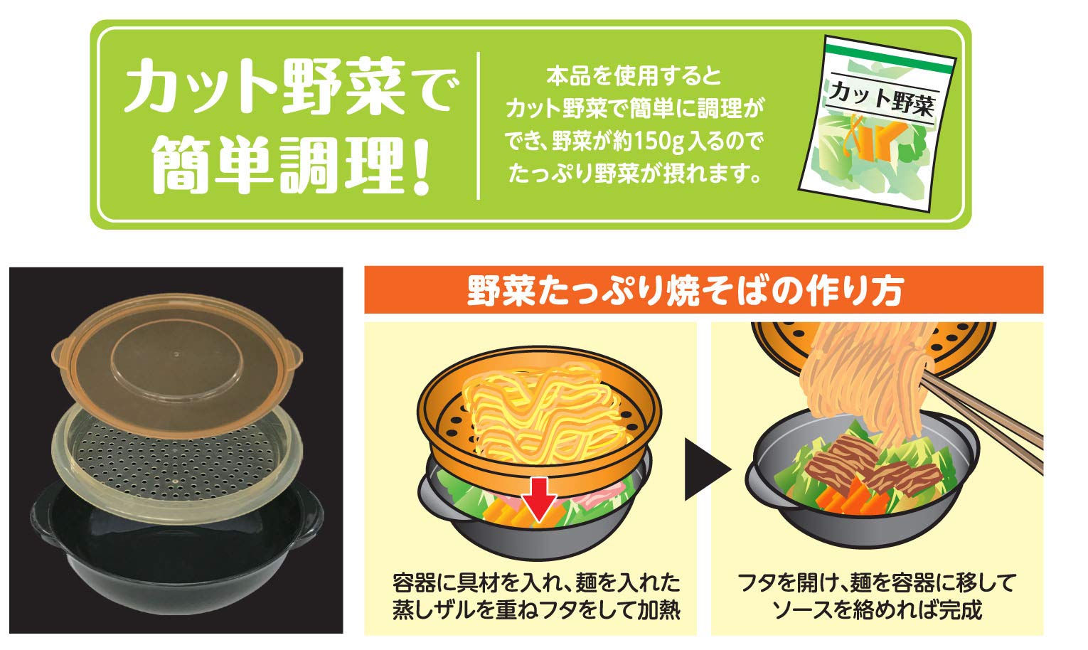 【まとめ買い】レンジで焼そば 容量1個×16点セット エビス 台所用品