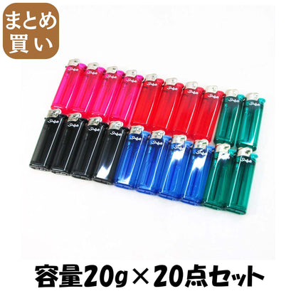 【まとめ買い】CRM18L8スクリプト 容量20G×20点セット 東海 ライター・着火剤
