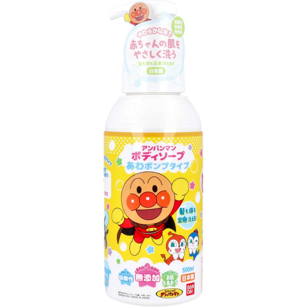 【まとめ買い】アンパンマン　ボディソープ　あわポンプタイプ 容量500ML×12点セット バンダイ ボディソープ