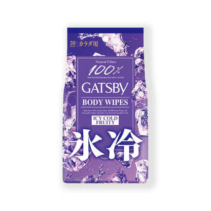 【まとめ買い】ギャツビー アイスデオドラント ボディペーパー アイスフルーティ（医薬部外品） 容量30ﾏｲ×20点セット ボディソープ