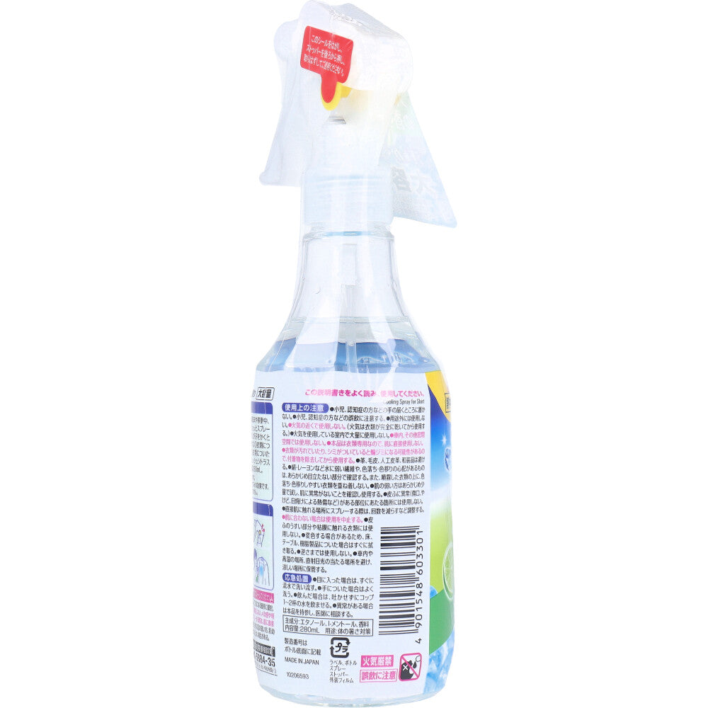 【まとめ買い】熱中対策シャツクール爽やかなフレッシュシトラスの香り大容量280ML 容量280ML×24点セット小林製薬 熱中症・冷却