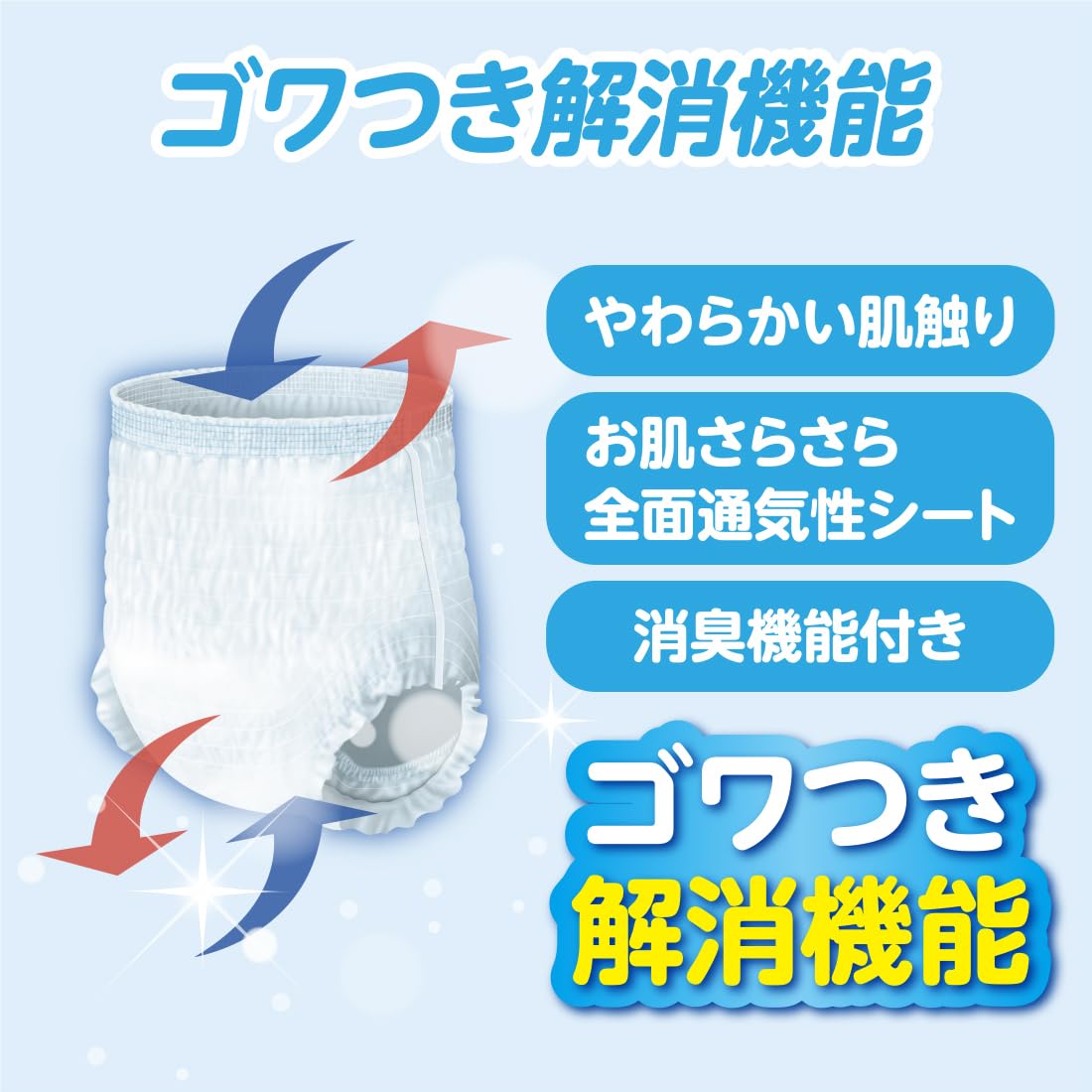 【まとめ買い】アテント昼1枚安心パンツ長時間快適プラスL男女共用14枚 容量14マイ×3点セット 大王製紙 大人用オムツ