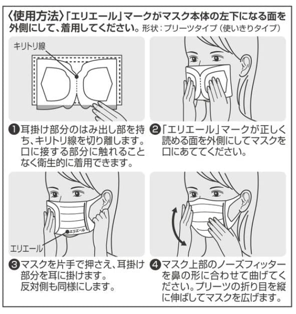 【まとめ買い】ハイパーブロックマスク　ウイルス飛沫ブロック　ふつうサイズ 50枚入 容量50枚×24点セット 大王製紙 マスク