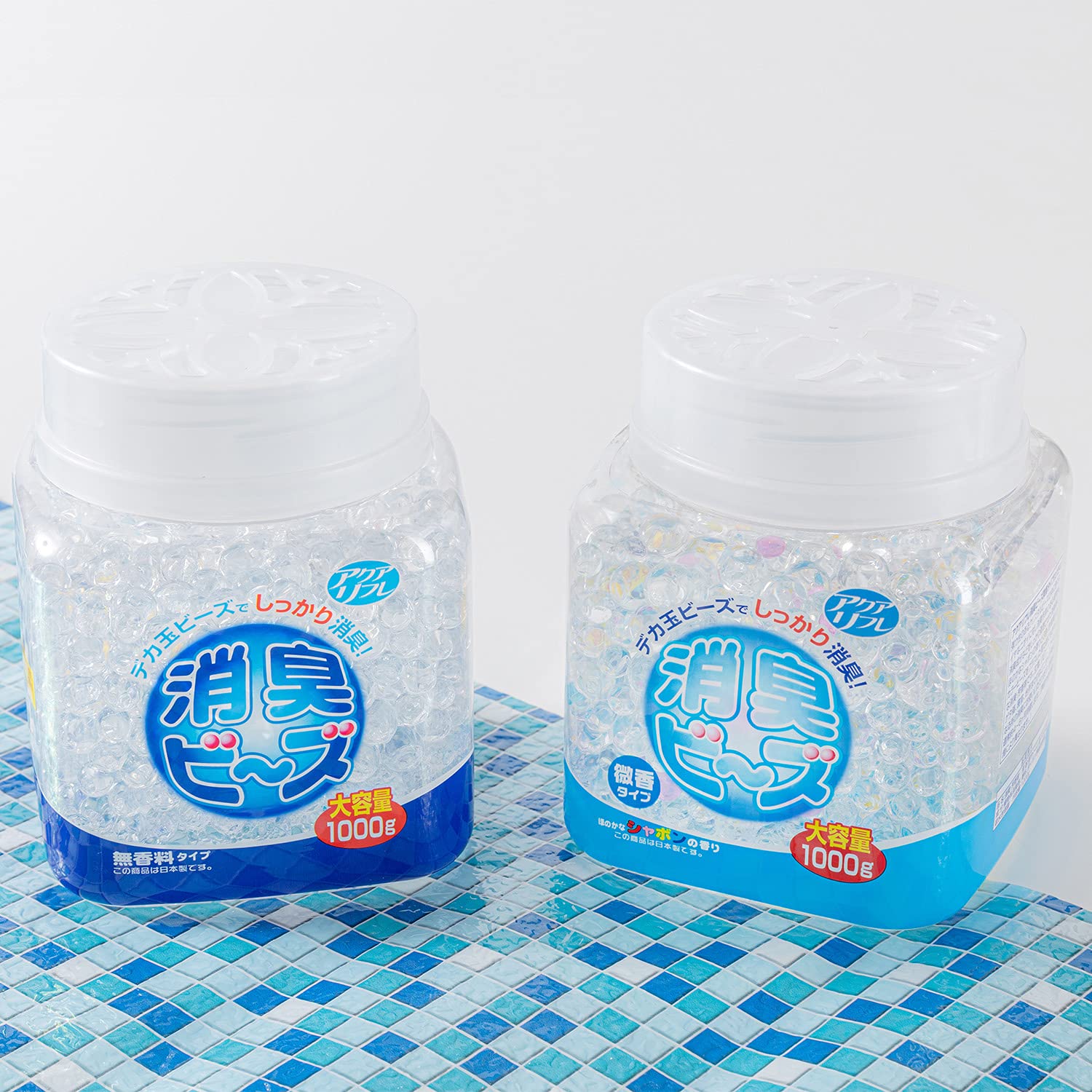 【まとめ買い】アクアリフレ消臭ビーズ本体無香料１０００ｇ 容量1000G×8点セット ライオンケミカル 芳香剤・部屋用