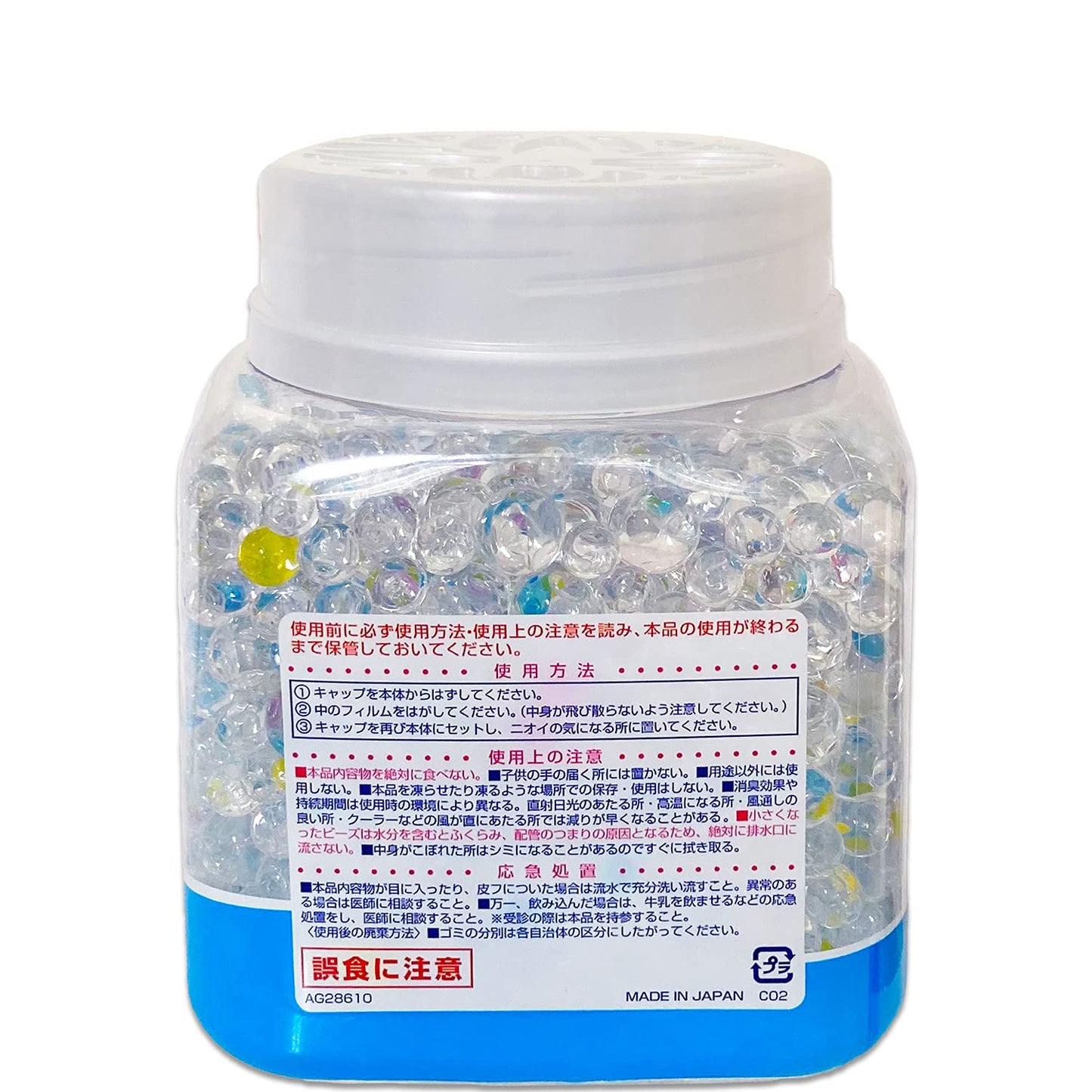 【まとめ買い】アクアリフレ消臭ビーズ本体シャボン１０００ｇ 容量1000G×8点セット ライオンケミカル 芳香剤・部屋用