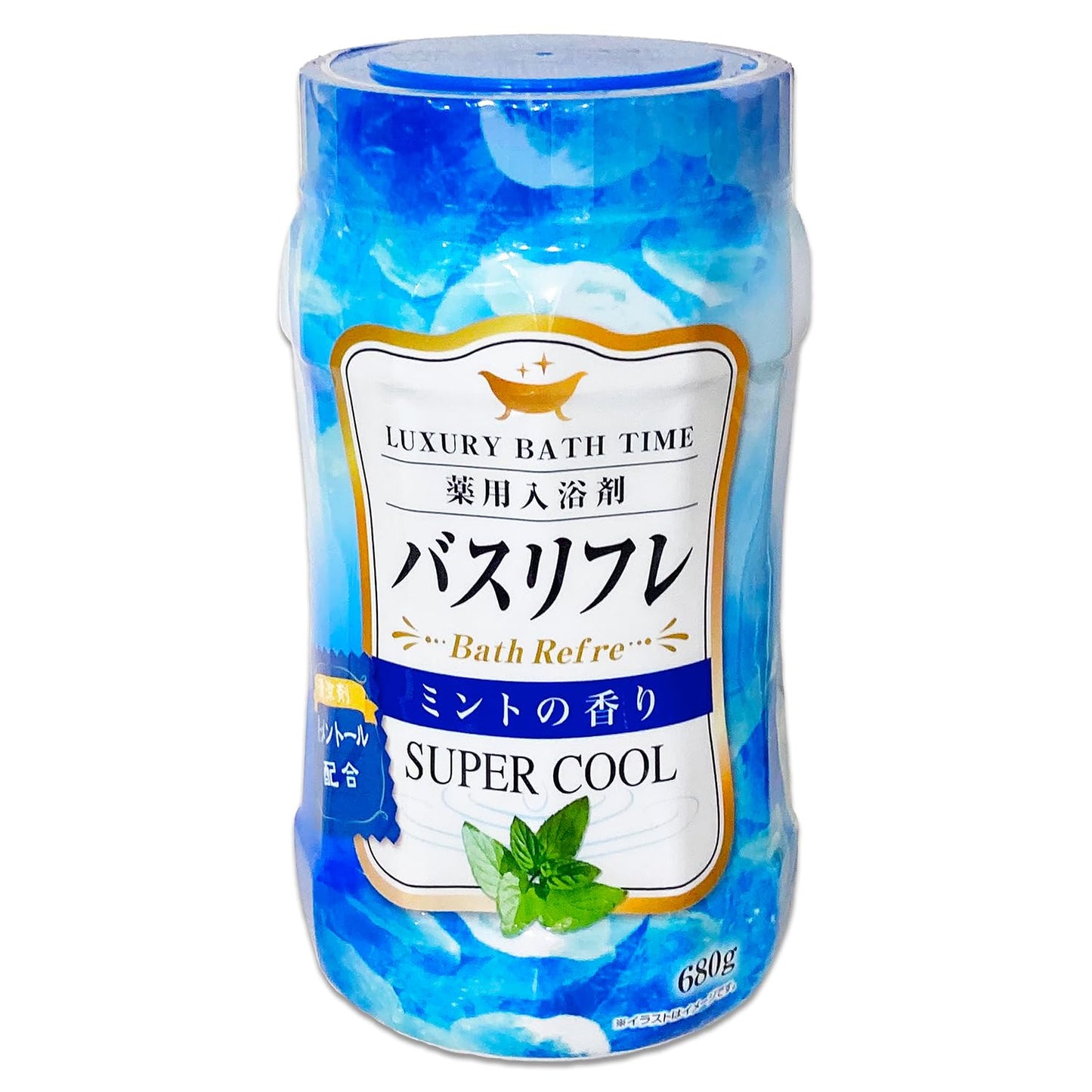 【まとめ買い】バスリフレスーパークール入浴剤М 容量680G×12点セット ライオンケミカル 入浴剤