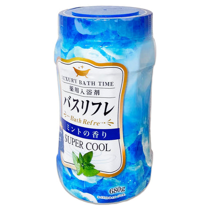 【まとめ買い】バスリフレスーパークール入浴剤М 容量680G×12点セット ライオンケミカル 入浴剤