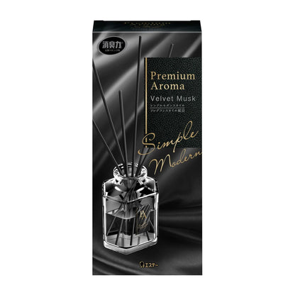【まとめ買い】お部屋の消臭力　Ｐｒｅｍｉｕｍ　Ａｒｏｍａ　Ｓｔｉｃｋ　本体　ベルベットムスク 容量50ML×14点セット芳香剤・部屋用