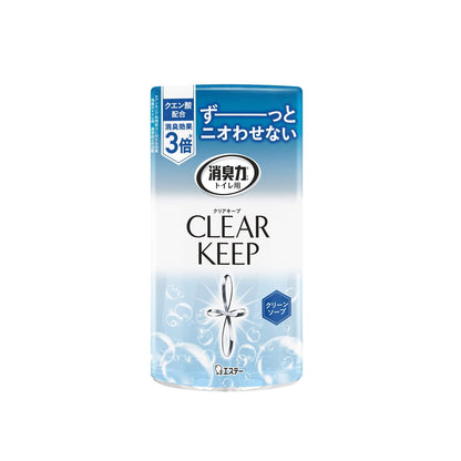 【まとめ買い】トイレの消臭力　ＣＬＥＡＲ　ＫＥＥＰ　クリーンソープ 容量400ML×18点セット エステー 芳香剤・トイレ用