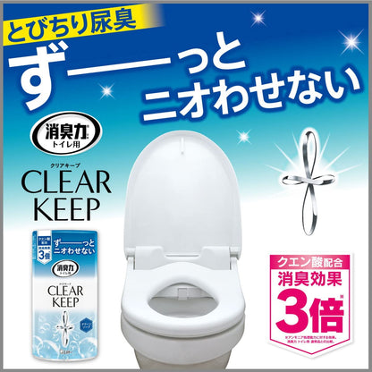 【まとめ買い】トイレの消臭力　ＣＬＥＡＲ　ＫＥＥＰ　クリーンソープ 容量400ML×18点セット エステー 芳香剤・トイレ用