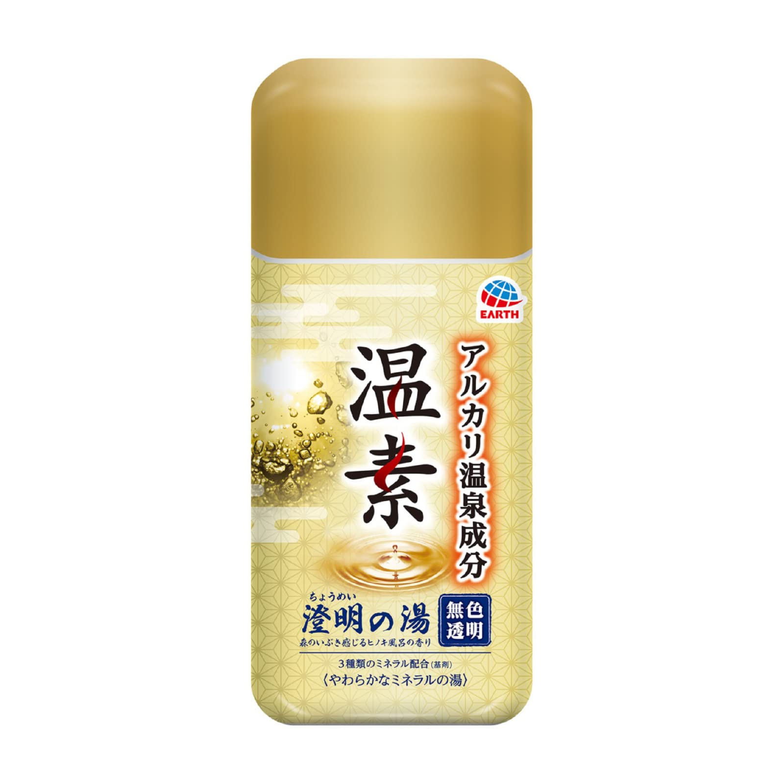 【まとめ買い】温素　澄明の湯　６００ｇ 容量600G×16点セット アース製薬 入浴剤