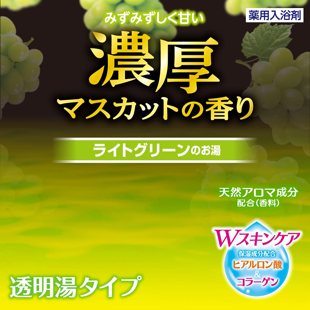 【まとめ買い】ＨＥＲＳバスラボボトル　濃厚マスカットの香り６００ｇ 容量600G×15点セット 白元アース 入浴剤