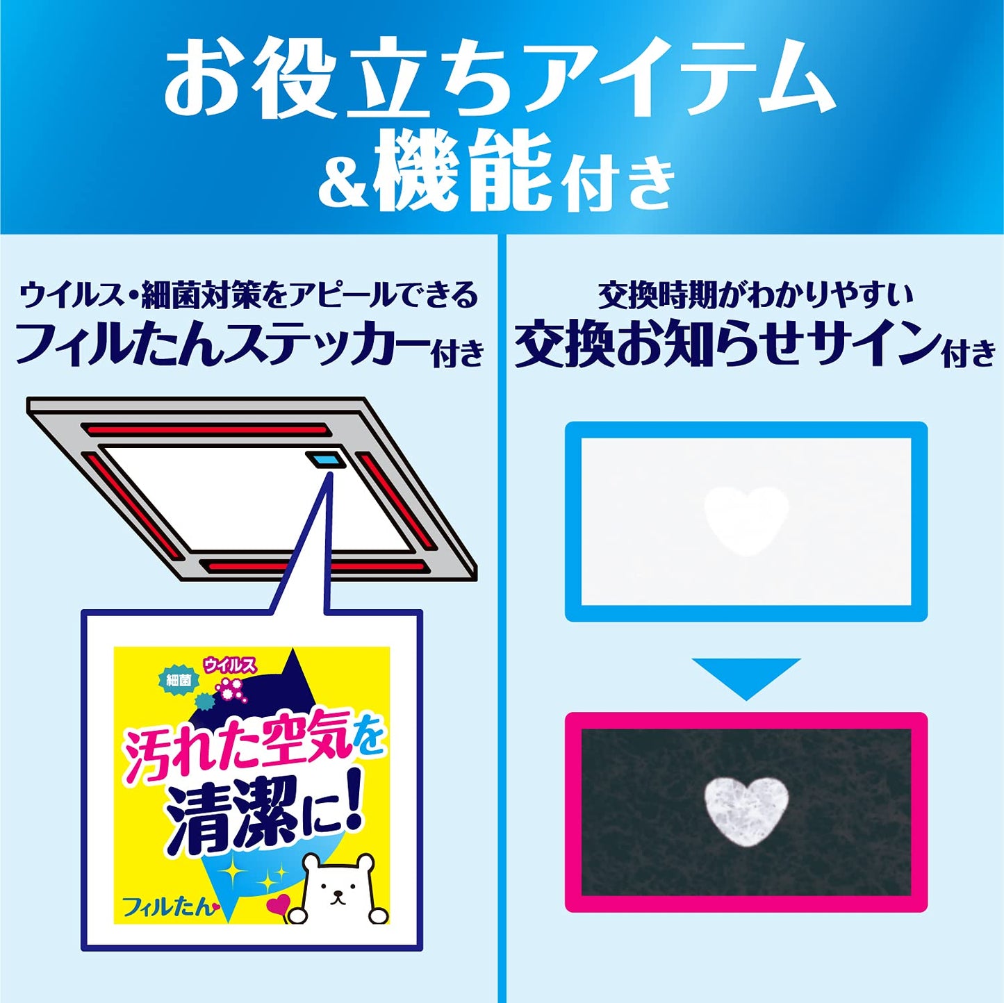 【まとめ買い】ウイルス対策ホコリとりフィルター　業務用エアコン用 容量1ﾏｲ×10点セット 東洋アルミ フィルター